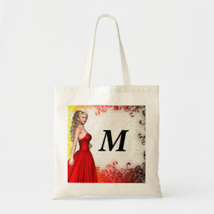 Tote Bag Fille dans la robe rouge