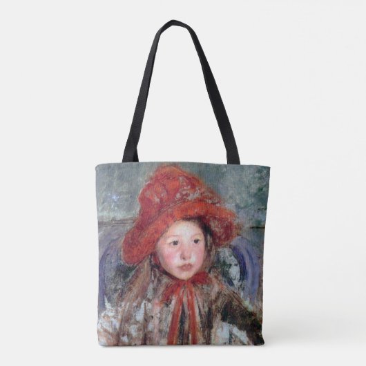 Tote Bag Fille dans un grand Casquette rouge, Mary Cassatt (Dos)