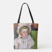 Tote Bag Fille dans une Bonnet Blanche, Mary Cassatt (Dos)