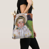 Tote Bag Fille dans une Bonnet Blanche, Mary Cassatt (De près)
