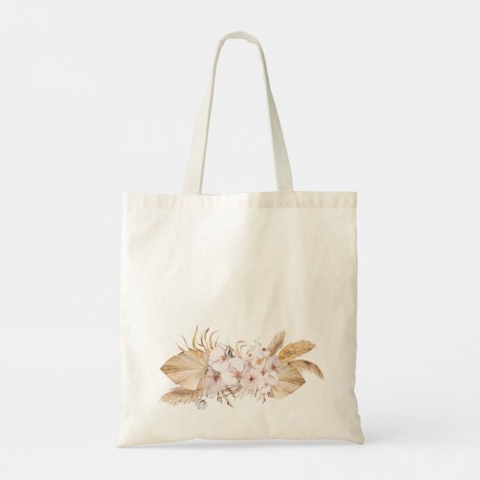Tote Bag Fille d'aquarelle d'orchidée hawaïenne exotique (Dos)