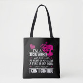 Tote Bag Fille d'assistant social (Devant)