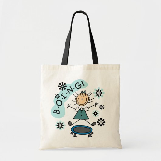 Tote Bag Fille de bâton sur le T-shirts et les cadeaux de (Devant)