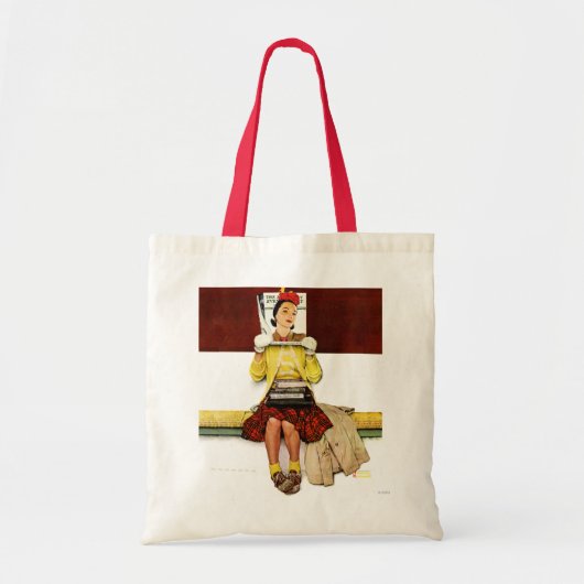 Tote Bag Fille de couverture (Devant)
