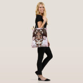 Tote Bag fille de dessin animé (Sur le modèle)