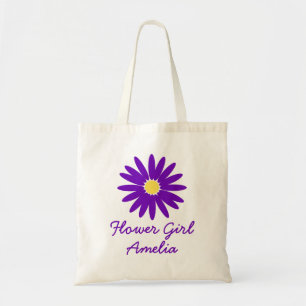 Tote Bag Fille de Fleur de marguerite violette