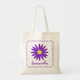 Tote Bag Fille de Fleur de marguerite violette