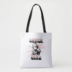 Tote Bag Fille de gamer personnalisée Jeu vidéo