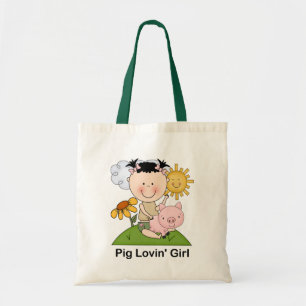 Tote Bag Fille de Lovin de porc