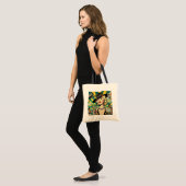 Tote Bag Fille de spectacle rétro (Devant (modèle))