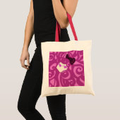 Tote Bag Fille de sucrerie de coton (Devant (produit))
