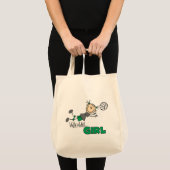 Tote Bag Fille de volleyball (Devant (produit))