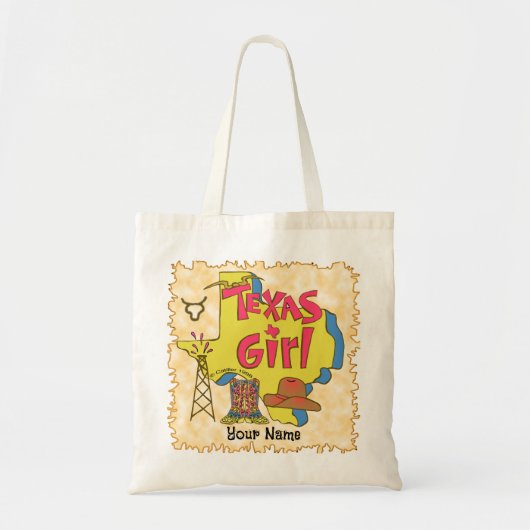 Tote Bag Fille du Texas (Devant)
