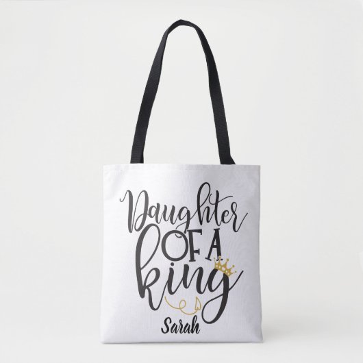 Tote Bag Fille d'un roi (Devant)