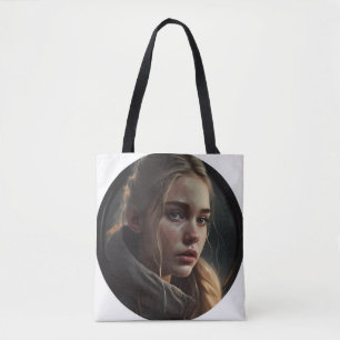 Tote Bag Fille en cercle