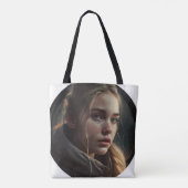 Tote Bag Fille en cercle (Dos)