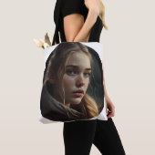 Tote Bag Fille en cercle (De près)