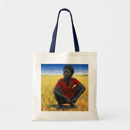 Tote Bag Fille en rouge 1992 (Devant)