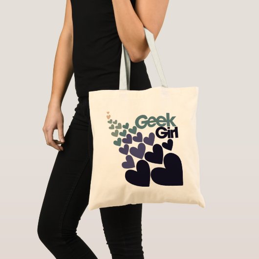 Tote Bag Fille geek (Devant (produit))