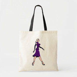 Tote Bag Fille Glamour Vintage, Secrétaire Blonde Rétro