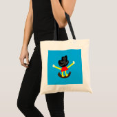Tote Bag Fille heureuse sur balançoire (Devant (produit))