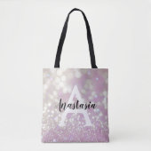 Tote Bag Fille Lilac Shimmer Parties scintillant Étincelles (Devant)