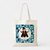 Tote Bag Fille magicien Spectacle Anniversaire (Dos)