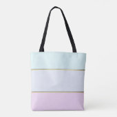 Tote Bag Fille moderne rayée, Ombre, talon haut (Dos)