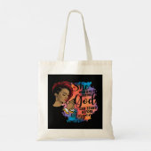 Tote Bag Fille Noire Elle Qui S'Agenouille Devant Dieu Chri (Dos)
