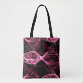 Tote Bag Fille Punk Rock Rose Energy Waves (Devant)
