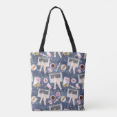 Tote Bag Fille qui travaille (Dos)