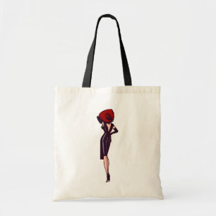 Tote Bag Fille rétro pin-up de glamour vintage magnifique