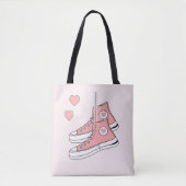 Tote Bag Fille rose Basket (Devant)