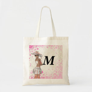 Tote Bag Fille rose d'été