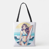Tote Bag Fille Sport & Surf (Dos)