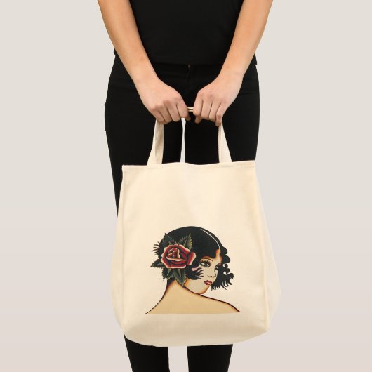 Tote Bag Fille vintage (Devant (produit))