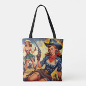 Tote Bag Filles de l'Ouest rétro (Dos)