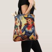 Tote Bag Filles de l'Ouest rétro (De près)