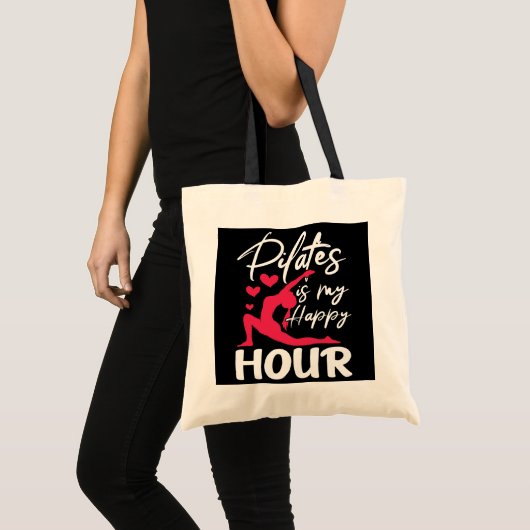 Tote Bag Filles Drôle Instructeur Pilates Exercice Lover (Devant (produit))