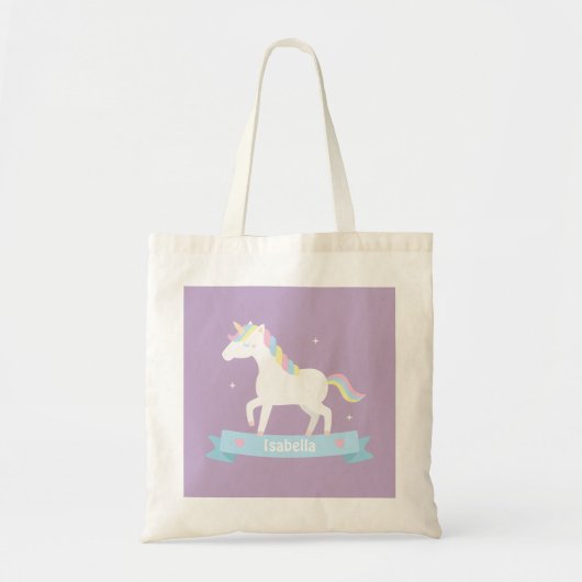 Tote Bag Filles en pastel Fourre-tout nommé de crinière de (Devant)