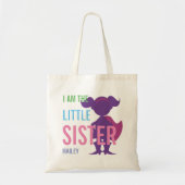 Tote Bag Filles faites sur commande de silhouette de super (Devant)