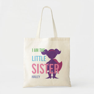 Tote Bag Filles faites sur commande de silhouette de super