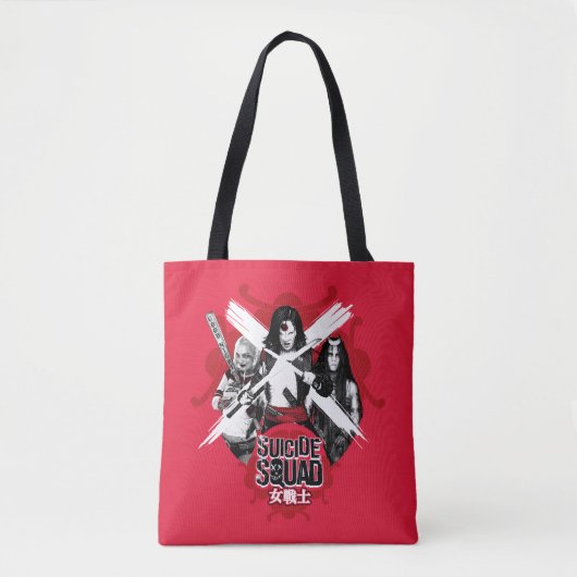 Tote Bag Filles "guerrière féminine " de peloton du peloton (Devant)