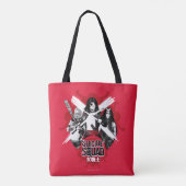 Tote Bag Filles "guerrière féminine " de peloton du peloton (Dos)