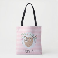 Filles mignonne couchant couchage Animal et nom En