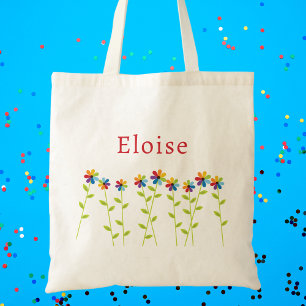 Tote Bag Filles Mignonnes Couleurs Arc-en-ciel Fantaisie Mo
