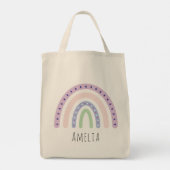 Tote Bag Filles tendance Whimsical Rainbow Nom de dessin En (Dos)