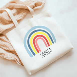 Tote Bag Filles tendance Whimsical Rainbow Nom de dessin En