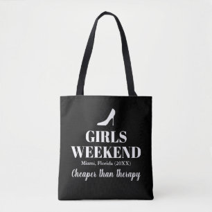 Tote Bag Filles week-end moins cher que l'épaule de théra