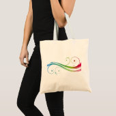 Tote Bag Fils colorés (Devant (produit))